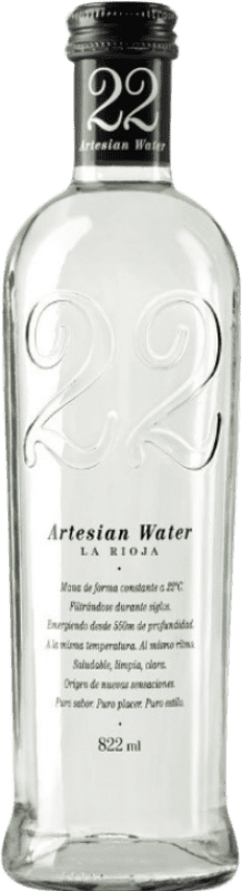 4,95 € Бесплатная доставка | Вода 22 Artesian Water Испания бутылка 80 cl