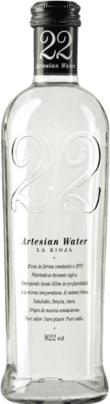 5,95 € Envío gratis | Agua 22 Artesian Water España Botella 80 cl