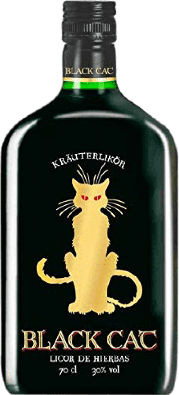 16,95 € 免费送货 | 草药利口酒 Black Cat 西班牙 瓶子 70 cl