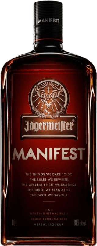 49,95 € Free Shipping | Herbal Liqueur Mast Jägermeister Manifest Germany 1 L