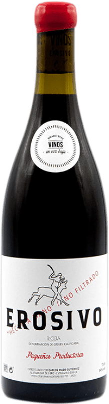 49,95 € Free Shipping | Red wine En Voz Baja Erosivo D.O.Ca. Rioja The Rioja Spain Grenache, Graciano, Calagraño Bottle 75 cl