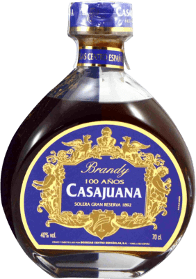 222,95 € Бесплатная доставка | Бренди Centro Españolas Casajuana Испания 100 Лет бутылка 70 cl
