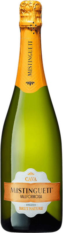 12,95 € Бесплатная доставка | Белое игристое вино Vallformosa Mistinguett Brut Nature — Брют Натюр D.O. Cava Каталония Испания Macabeo — Макабео, Xarel·lo — Шарелло, Parellada — Парельяда 75 cl