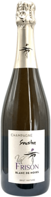 55,95 € Envío gratis | Espumoso Blanco Val Frison Goustan Blanc de Noirs A.O.C. Champagne Champagne Francia Pinot Negro 75 cl