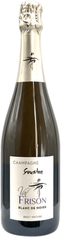 52,95 € Envío gratis | Espumoso blanco Val Frison Goustan Blanc de Noirs A.O.C. Champagne Champagne Francia Pinot Negro Botella 75 cl
