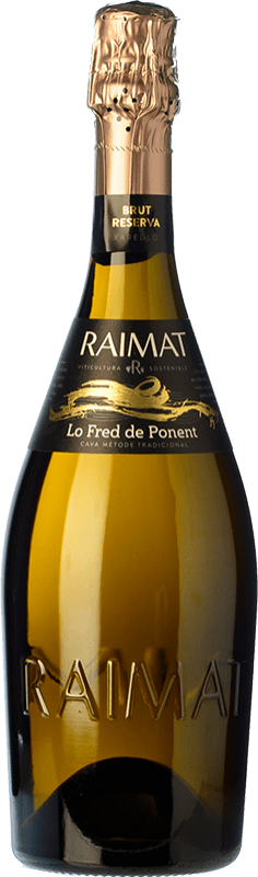 17,95 € Free Shipping | White sparkling Raimat Lo Fred de Ponent Brut Reserva D.O. Cava Catalonia Spain Pinot Black, Chardonnay Bottle 75 cl