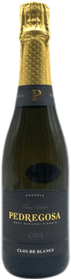 6,95 € 送料無料 | 白スパークリングワイン Pedregosa Clos ブルットの自然 予約 D.O. Cava カタロニア スペイン Macabeo, Xarel·lo, Parellada ハーフボトル 37 cl