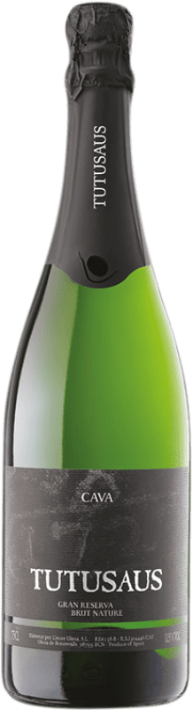 11,95 € Envio grátis | Espumante branco VallDolina Tutusaus Grande Reserva D.O. Cava Catalunha Espanha Macabeo, Xarel·lo, Chardonnay, Parellada Garrafa 75 cl