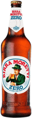 1,95 € Envoi gratuit | Bière Birra Moretti Zero Italie Bouteille Tiers 33 cl Sans Alcool