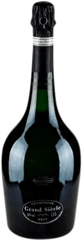 581,95 € Kostenloser Versand | Weißer Sekt Laurent Perrier Grand Siècle Brut — Herb Große Reserve — Lange Reifung A.O.C. Champagne Champagner Frankreich Pinot Noir — Spätburgunder, Chardonnay Magnumflasche 1,5 L