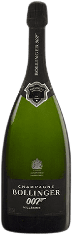 363,95 € Бесплатная доставка | Белое игристое Bollinger 007 брют Гранд Резерв A.O.C. Champagne шампанское Франция Pinot Black, Chardonnay, Pinot Meunier бутылка Магнум 1,5 L