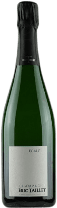 27,95 € Бесплатная доставка | Белое игристое Eric Taillet Egali'T брют Гранд Резерв A.O.C. Champagne шампанское Франция Pinot Black, Chardonnay, Pinot Meunier бутылка 75 cl