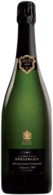 1 623,95 € 免费送货 | 白起泡酒 Bollinger Vieilles Vignes Françaises 香槟 大储备 A.O.C. Champagne 香槟酒 法国 Pinot Black 瓶子 75 cl