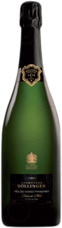 1 552,95 € Free Shipping | White sparkling Bollinger Vieilles Vignes Françaises Brut Grand Reserve A.O.C. Champagne Champagne France Pinot Black Bottle 75 cl
