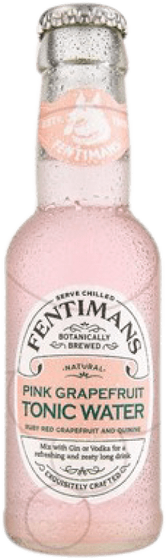 1,95 € 免费送货 | 碳酸饮料 Fentimans 英国 小瓶装 20 cl Pink Grapefruit — 粉红葡萄柚, Tonic Water — 奎宁水