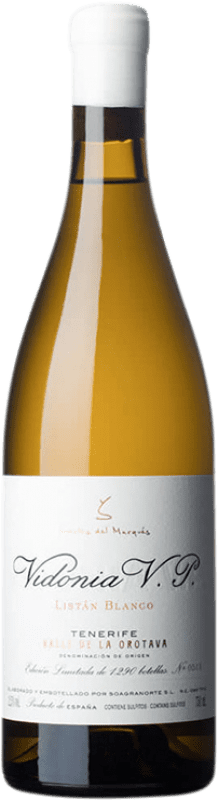 64,95 € Бесплатная доставка | Белое вино Suertes del Marqués Vidonia Viñedos Propios D.O. Valle de la Orotava Канарские острова Испания Listán White бутылка 75 cl