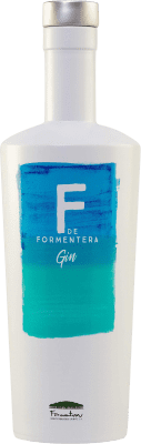 33,95 € Envío gratis | Ginebra Galician Original Drinks F de Formentera Gin España Botella 70 cl
