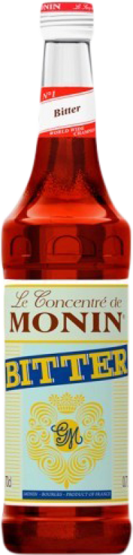 17,95 € Envio grátis | Schnapp Monin Concentrado Bitter França Garrafa 70 cl Sem Álcool