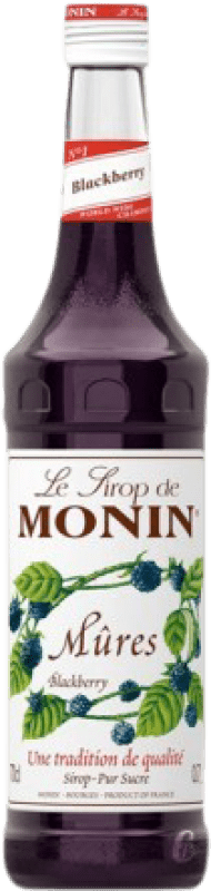 15,95 € Envio grátis | Schnapp Monin Sirope Mora Mures Blackberries França Garrafa 70 cl Sem Álcool