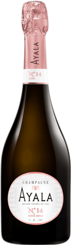 145,95 € Free Shipping | Rosé sparkling Maison Ayala Nº 14 Rosé A.O.C. Champagne Champagne France Pinot Black, Chardonnay Bottle 75 cl