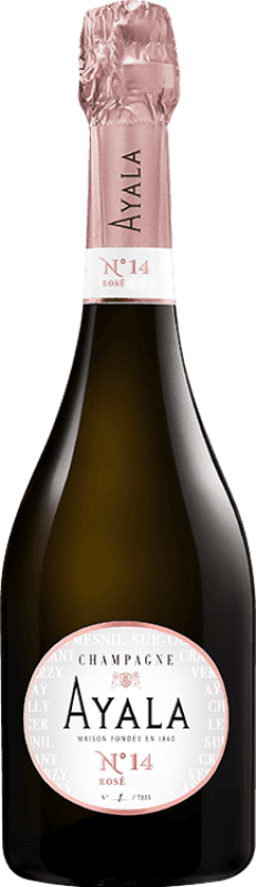 151,95 € Envoi gratuit | Rosé mousseux Maison Ayala Nº 14 Rosé A.O.C. Champagne Champagne France Pinot Noir, Chardonnay Bouteille 75 cl