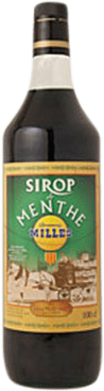 8,95 € Spedizione Gratuita | Sciroppo per Cocktail Millàs Francia 1 L Menthe — Menta Senza Alcol