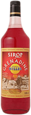 8,95 € Envio grátis | Xarope para Cocktail Millàs França 1 L Grenadine Sem Álcool