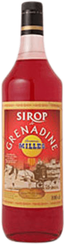 8,95 € Free Shipping | Schnapp Millàs Sirop de Grenadine France Bottle 1 L Alcohol-Free
