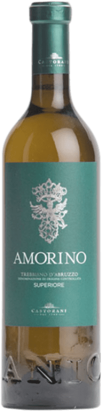 21,95 € Envío gratis | Vino Blanco Castorani Amorino D.O.C. Trebbiano d'Abruzzo Abruzzo Italia Trebbiano Botella 75 cl