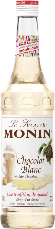 16,95 € Envío gratis | Sirope para Cóctel Monin Francia 70 cl Chocolat Blanc — Chocolate Blanco Sin Alcohol