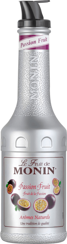 27,95 € Free Shipping | Cocktail Fruit Purée Monin Fruta de la Pasión Passion Fruit France Bottle 1 L Alcohol-Free