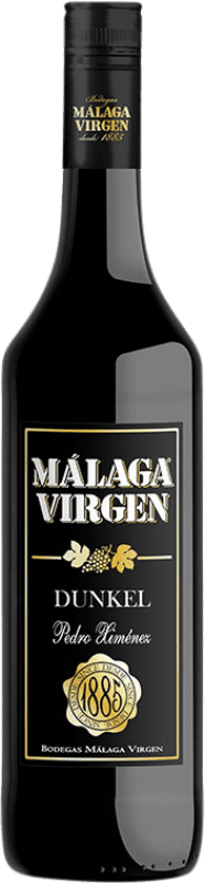 24,95 € Envio grátis | Vinho Generoso Fortificado Málaga Virgen Dunkel D.O. Sierras de Málaga Andalucía y Extremadura Espanha Pedro Ximénez Garrafa 75 cl