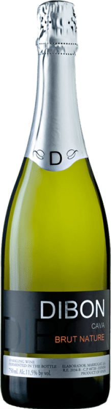13,95 € 送料無料 | 白スパークリングワイン Pinord Dibon ブルットの自然 D.O. Cava カタロニア スペイン Macabeo, Xarel·lo, Parellada ボトル 75 cl