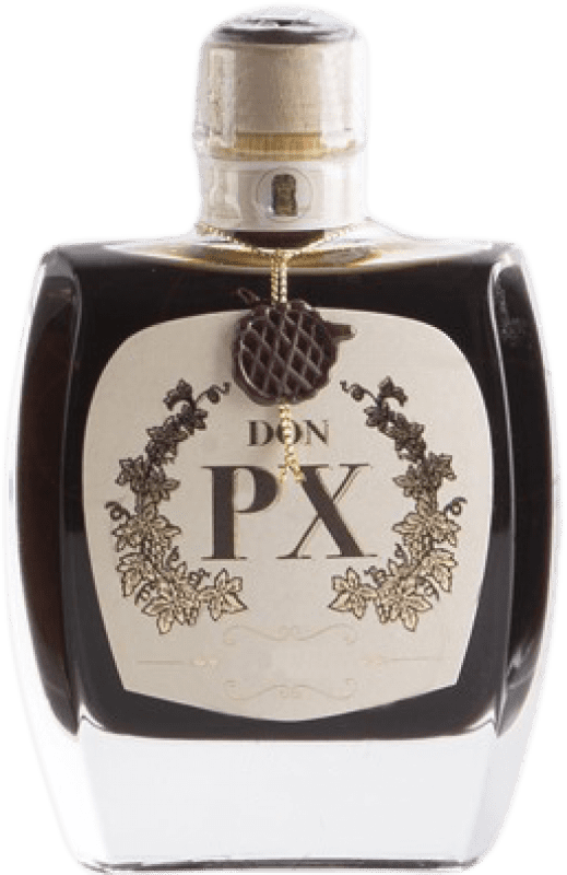 79,95 € Free Shipping | Fortified wine Toro Albalá Don PX 1968 D.O. Montilla-Moriles Andalucía y Extremadura Spain Pedro Ximénez Hip Flask Bottle 20 cl