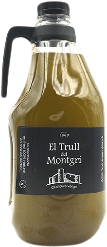 42,95 € Envio grátis | Azeite de Oliva El Trull del Montgrí Pet D.O. Empordà Catalunha Espanha Garrafão 2 L