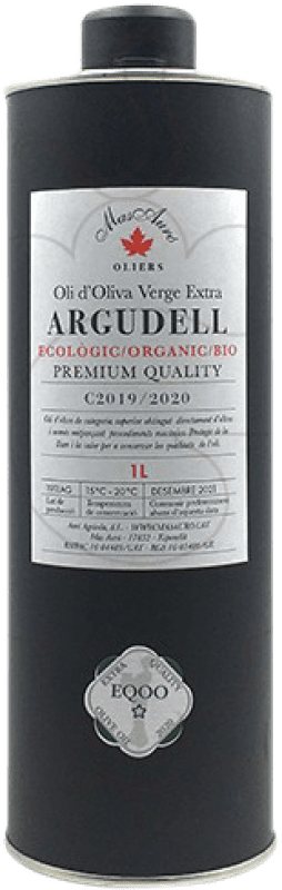 45,95 € Envoi gratuit | Huile d'Olive Mas Auró HOVE Vierge Extra D.O. Empordà Catalogne Espagne Argudell Organic — Biologique Canette Medium 1 L