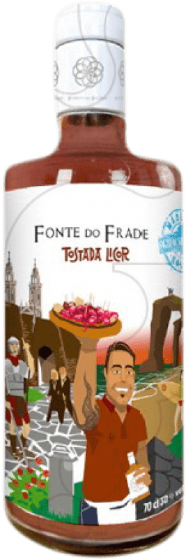 12,95 € Envoi gratuit | Eau-de-vie Orujo Pazo Valdomiño Fonte do Frade Tostada Espagne Bouteille 70 cl