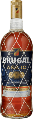 25,95 € Kostenloser Versand | Rum Brugal Añejo Dominikanische Republik Flasche 1 L