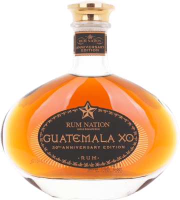 91,95 € 免费送货 | 朗姆酒 Rum Nation Guatemala X.O. Extra Añejo 危地马拉 瓶子 70 cl