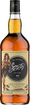 31,95 € Spedizione Gratuita | Rum Sailor Jerry Rum Spiced Rum Regno Unito Bottiglia 1 L