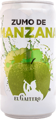 2,95 € 免费送货 | 饮料和搅拌机 El Gaitero Zumo de Manzana 阿斯图里亚斯公国 西班牙 铝罐 25 cl 不含酒精