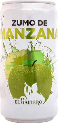 2,95 € Бесплатная доставка | Напитки и миксеры El Gaitero Zumo de Manzana Княжество Астурия Испания Банка 25 cl Без алкоголя