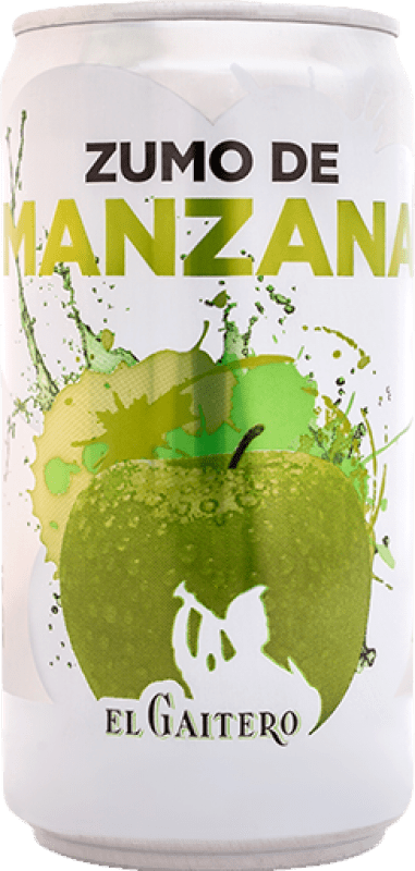 2,95 € Envio grátis | Sumo El Gaitero Manzana Principado das Astúrias Espanha Lata 25 cl Sem Álcool
