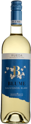 7,95 € Spedizione Gratuita | Vino bianco Pagos del Rey Blume D.O. Rueda Castilla y León Spagna Sauvignon Bianca Bottiglia 75 cl