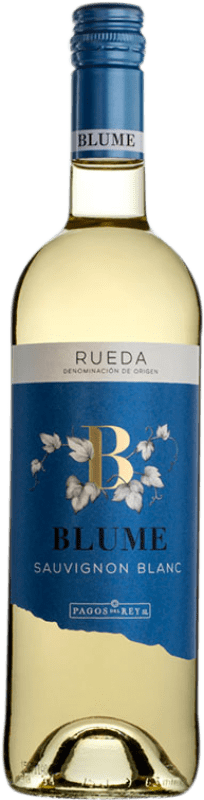 5,95 € Envío gratis | Vino Blanco Pagos del Rey Blume D.O. Rueda Castilla y León España Sauvignon Botella 75 cl