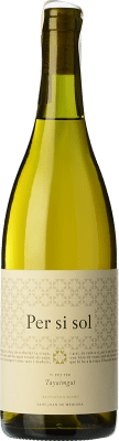 17,95 € Spedizione Gratuita | Vino Bianco Tayaimgut Per si Sol Crianza — Invecchiato in Botte D.O. Catalunya Catalogna Spagna Sauvignon 75 cl