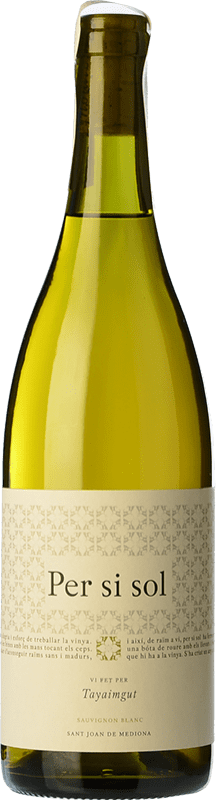 16,95 € Бесплатная доставка | Белое вино Tayaimgut Per si sol Blanco старения D.O. Catalunya Каталония Испания Sauvignon White бутылка 75 cl