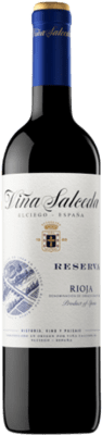 18,95 € Бесплатная доставка | Красное вино Viña Salceda Резерв D.O.Ca. Rioja Ла-Риоха Испания Tempranillo, Graciano бутылка 75 cl