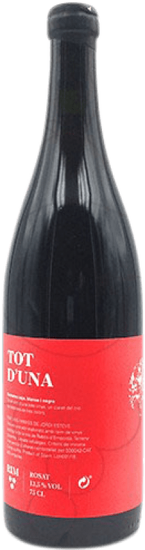 17,95 € Envio grátis | Vinho Rosé Vins Jordi Esteve Rim Tot d'Una Jovem D.O. Catalunya Catalunha Espanha Garnacha — Grenache Garrafa 75 cl