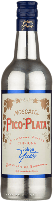 19,95 € Kostenloser Versand | Süßer Wein Yuste Pico-Plata D.O. Jerez-Xérès-Sherry Andalusien Spanien Muscat Flasche 75 cl